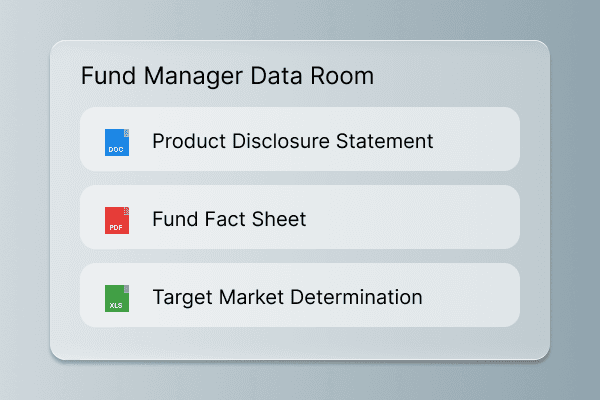 Data rooms to manage relevant data